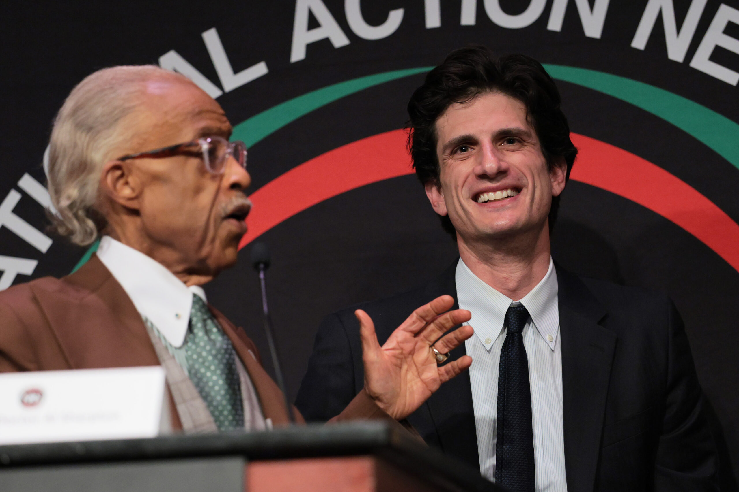 Jack Schlossberg, who is running in the Democratic primary for NY-12, joined Rev. Al Sharpton at his National Action Network conference.