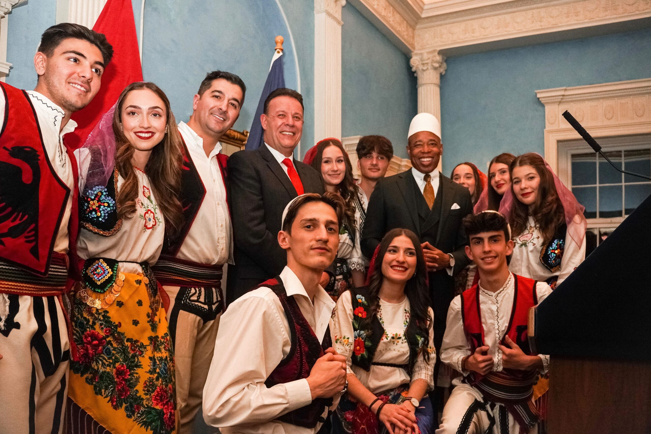 Former Mayor Eric Adams is now an Albanian citizen.